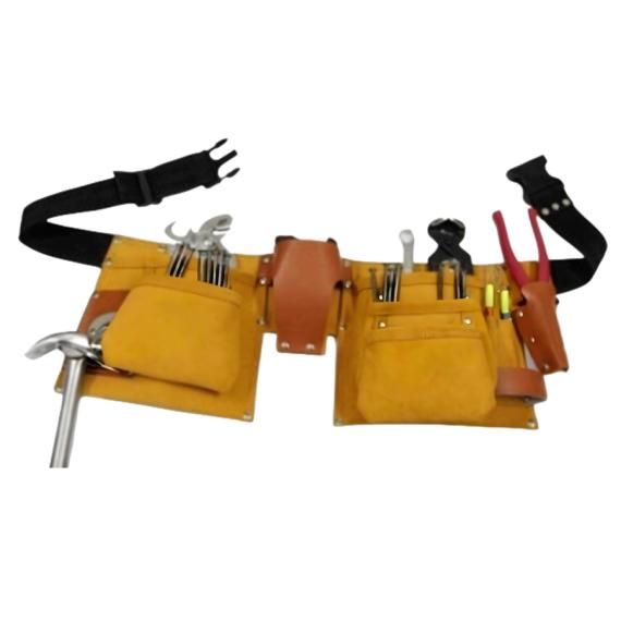 10 POCKET SUEDE LEATHER TOOL BELT